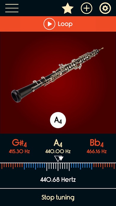 Oboe Tuner screenshot1