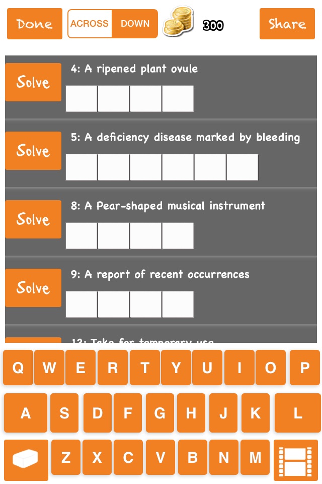 Easy Crossword Puzzle Pro screenshot 3