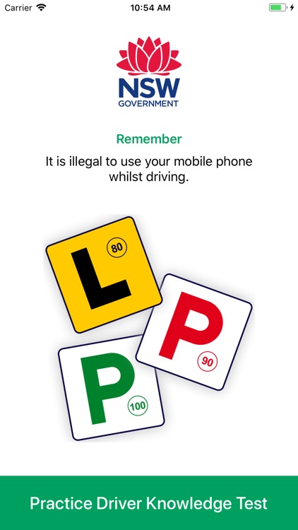 RMS, Practice Driver Knowledge