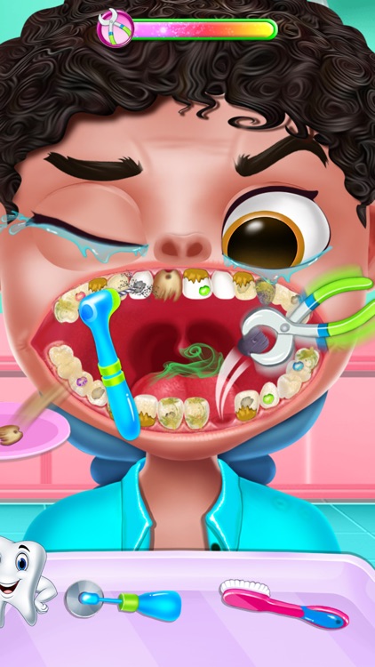Crazy Dentist Clean Teeth Game screenshot-3