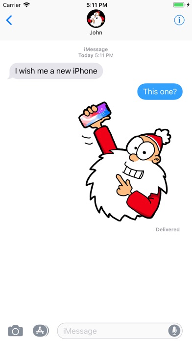 Santa Claus Stickers by Kobbe screenshot 2