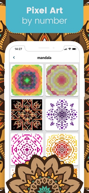 Kaleidoscope Pixel Art Mandala(圖1)-速報App