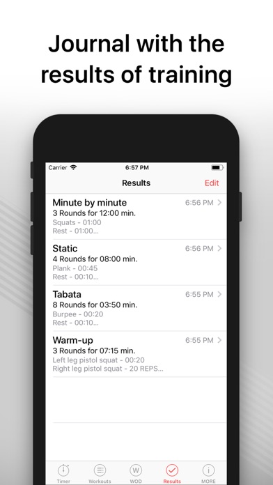WOD TIMER: HIIT TRAINING TIMER SỨC KHOẺ WOD TIMER: HIIT TRAINING TIMER