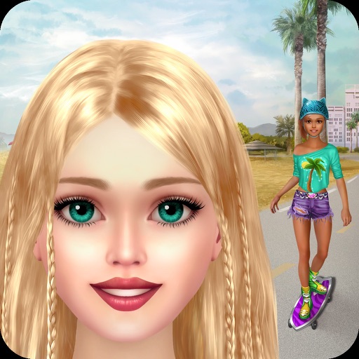 Skater Girl - Makeup & Dressup icon