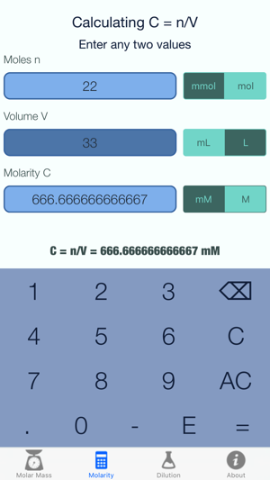 Molar Mass and Molarity Calculator(圖3)-速報App