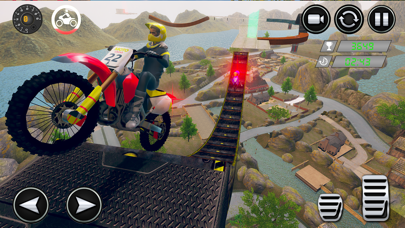 Dirt Bike Stunt Race-r Game 3D screenshot 1