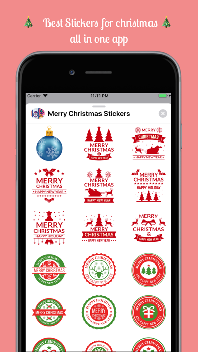 Top Merry Christmas Stickers screenshot 4