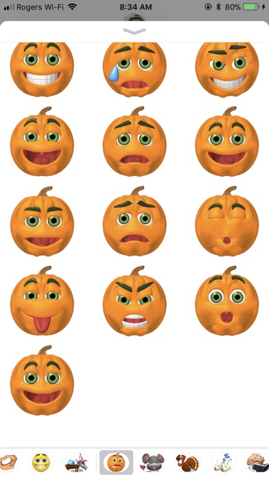 Pumpkin Smilies screenshot 3