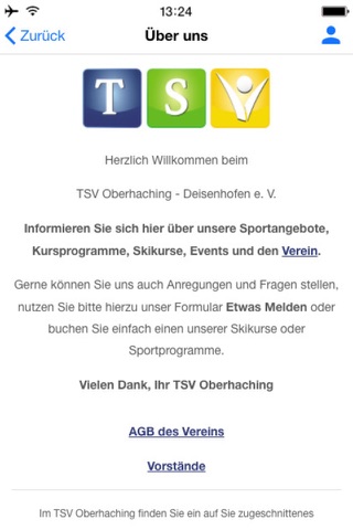 TSV Oberhaching e. V. screenshot 2
