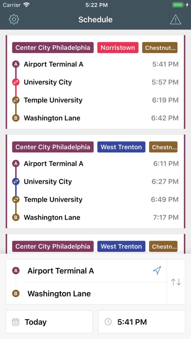 SEPTA Trip Planner screenshot 3