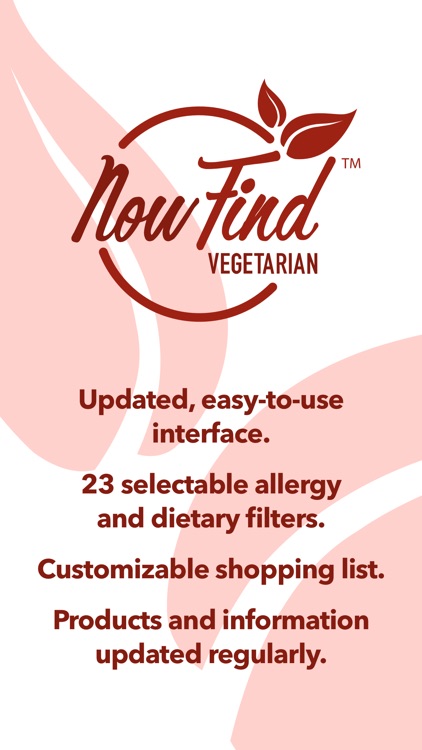 Now Find Vegetarian