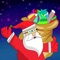 Flying Santa Claus – Saving Christmas tree gifts for children’s and family