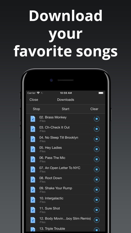 Evermusic: offline music & EQ