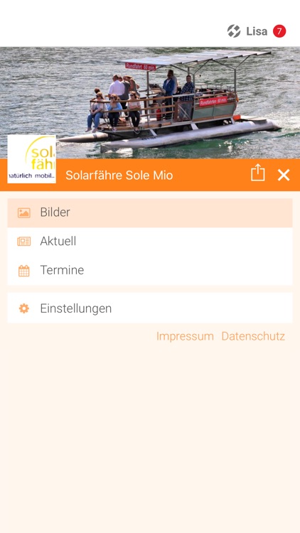 Solarfähre Sole Mio