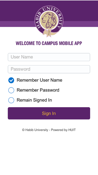 HU Campus App screenshot 2