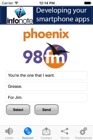 Phoenix 98FM screenshot 2
