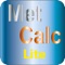 MetCalcLite  is an app which calculates values for metal properties for  Nickel,Calcium and Silver