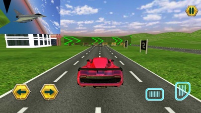 Jet Plane Vs Car Racing 3D screenshot 2