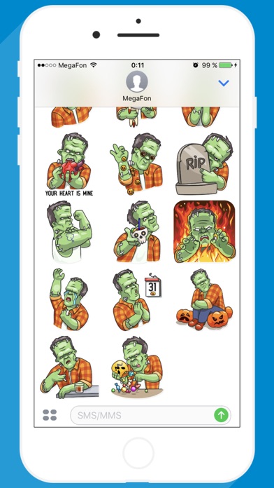 Frankenstein STiK Sticker Pack screenshot 2