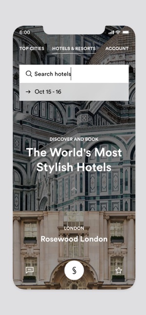 SIX - Book stylish hotels(圖1)-速報App