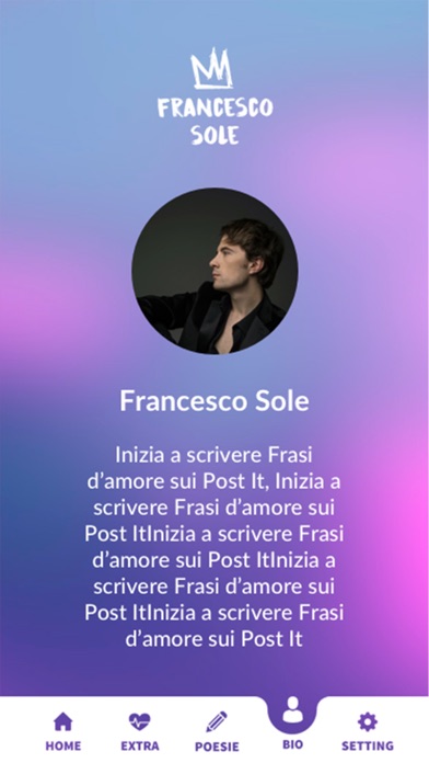Francesco Sole By Becreatives screenshot 2