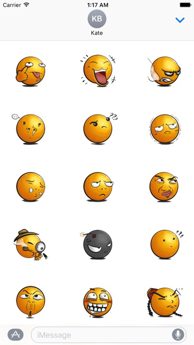 Funny and Crazy Emoji Sticker screenshot 2