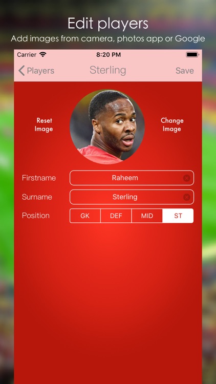 Lineup - Football Squad screenshot-3
