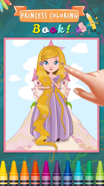 Paint Princess Coloring Book