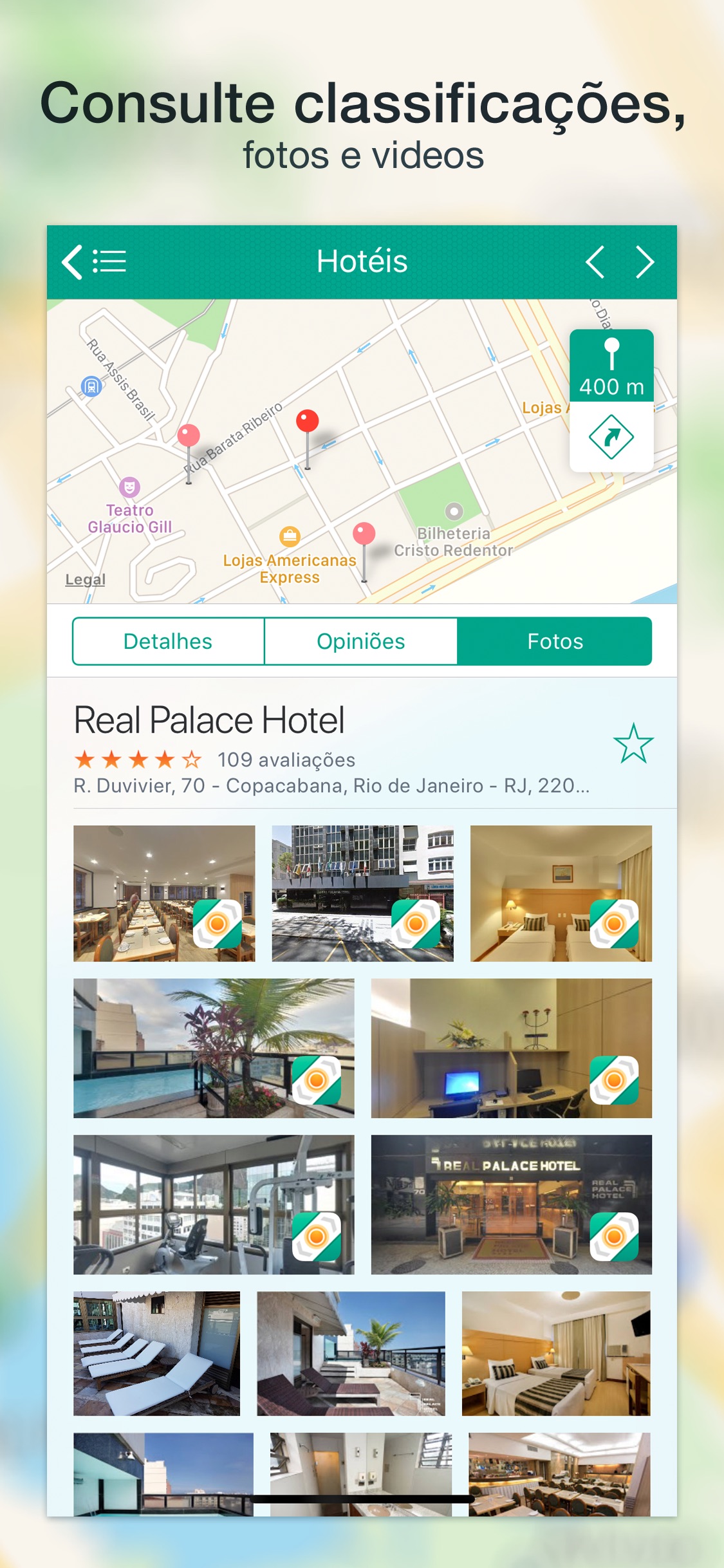 Screenshot do app Para Onde? (Where To?)