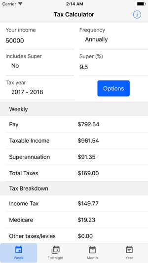 Aussie Taxes - ATO Income Tax Calculator