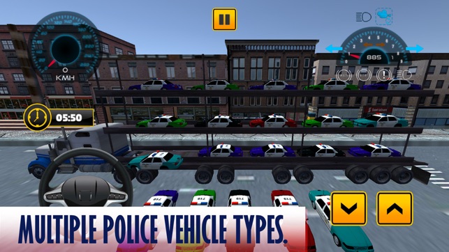 Police Car Carrier-Parking Transporter Simulator(圖5)-速報App