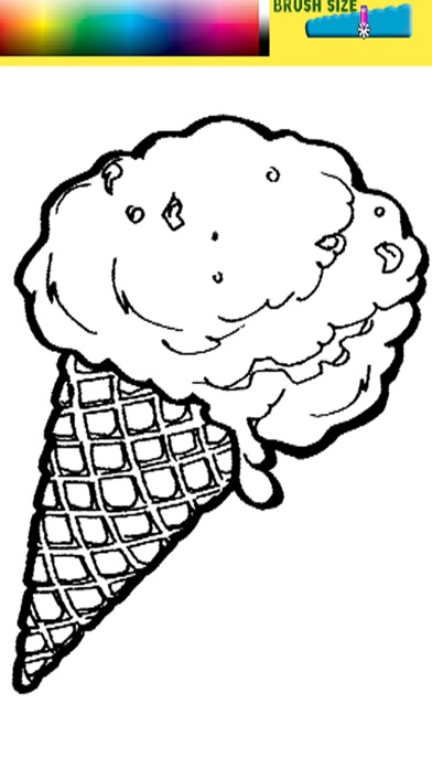 Draw Ice Cream Cartoon Page screenshot 3