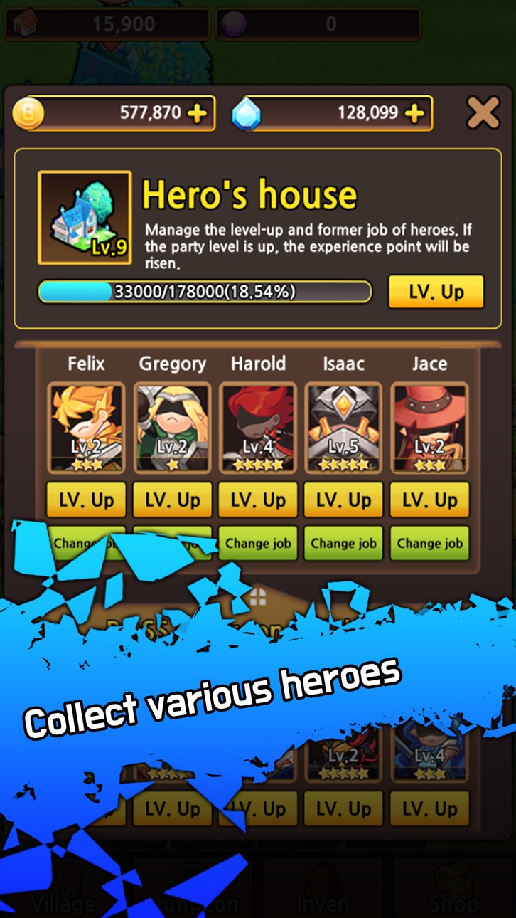 Sword Knights ( Idle RPG ) Hack screenshot 5 - iOS game interface