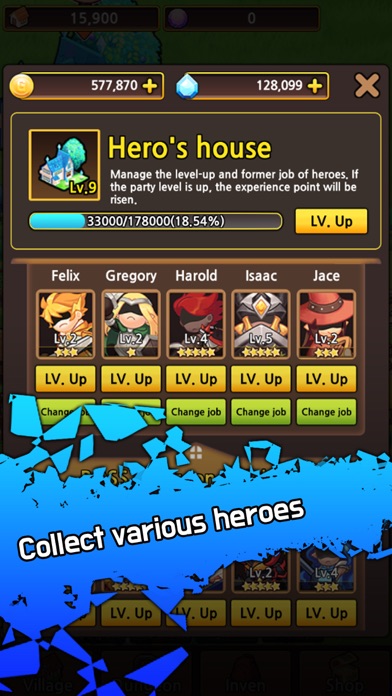 Sword Knights ( Idle RPG ) Hack screenshot 5 - game app interface