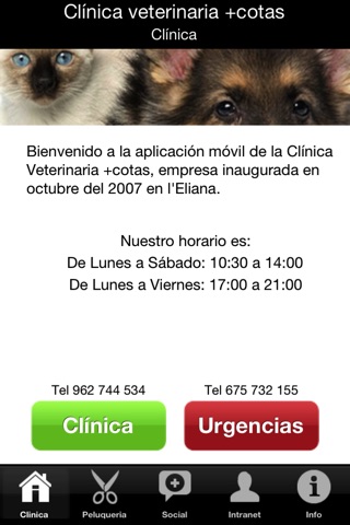 Clínica veterinaria +cotas screenshot 2