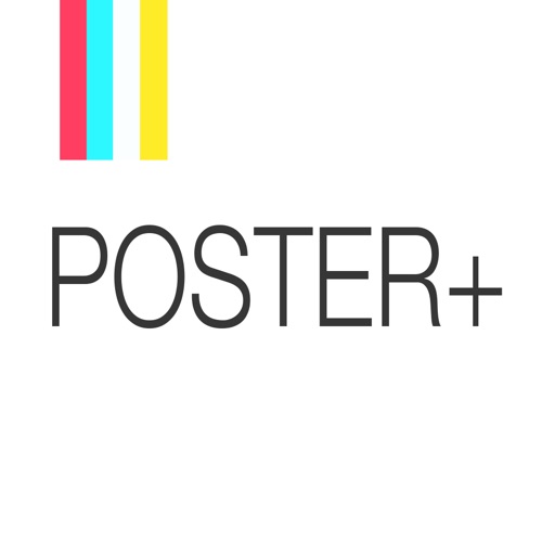 Poster+ : Text and Photo Layers, Design Templates Icon