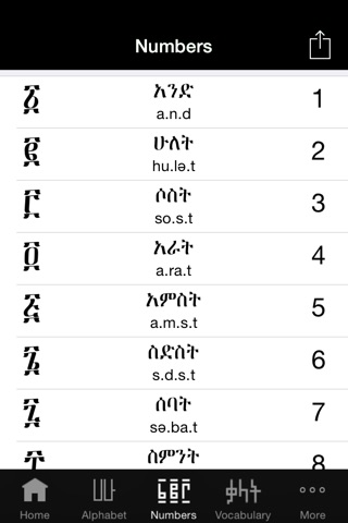 Amharic - Language Guide screenshot 2