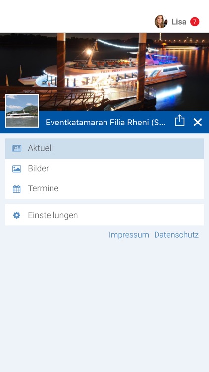 Eventkatamaran Filia Rheni