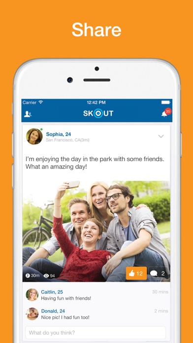 Skout - Meet, Chat, Friend Screenshot 4