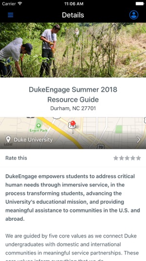 DukeEngage 2018 Resource Guide(圖2)-速報App