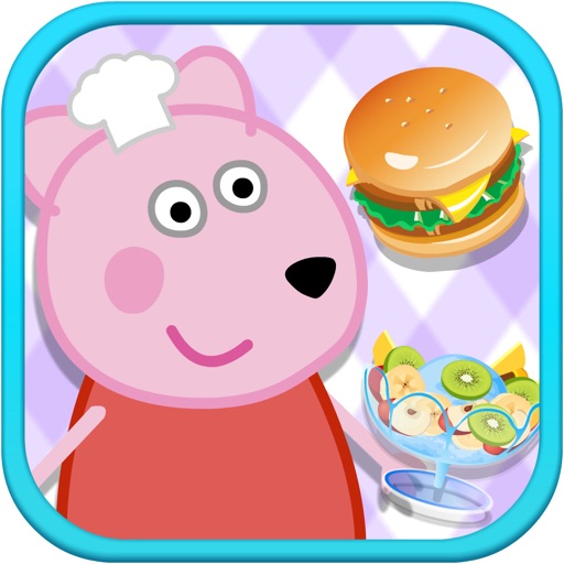Baby Bear Hamburger Shop Icon