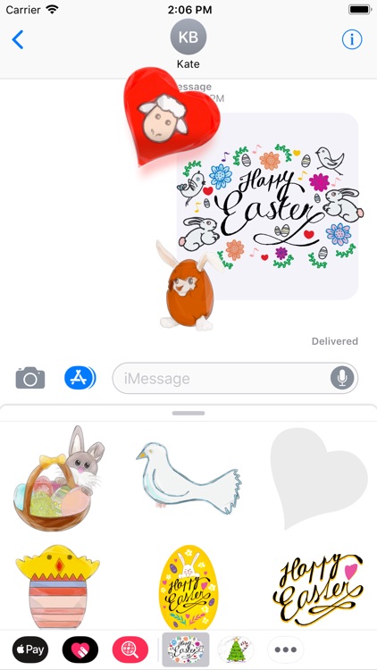 Easter. The stickers