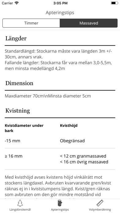 Apteringsstöd screenshot 3