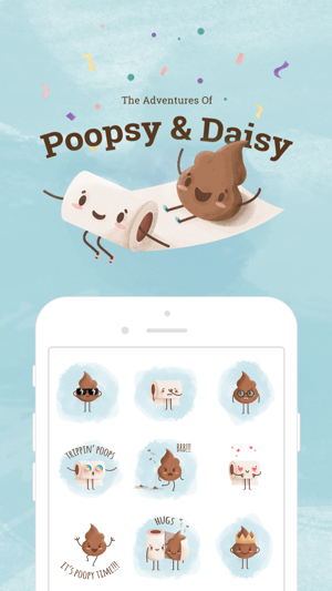 Poopsy Daisy - Poo stickers