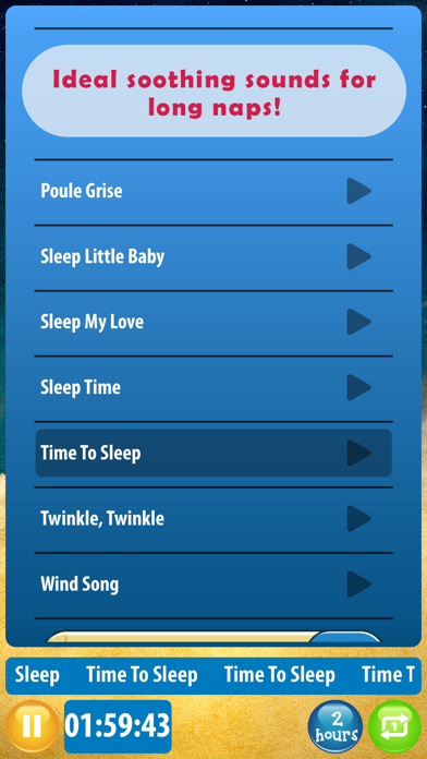 Baby Sleep - Lullaby Music App screenshot 3
