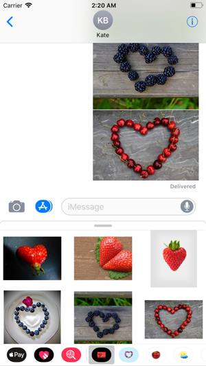 Fruit Hearts Sticker Pack(圖6)-速報App