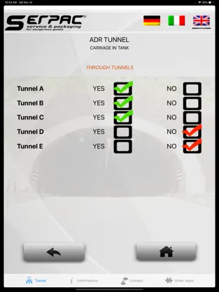 Screenshot 2 ADR Tunnels and Services iphone