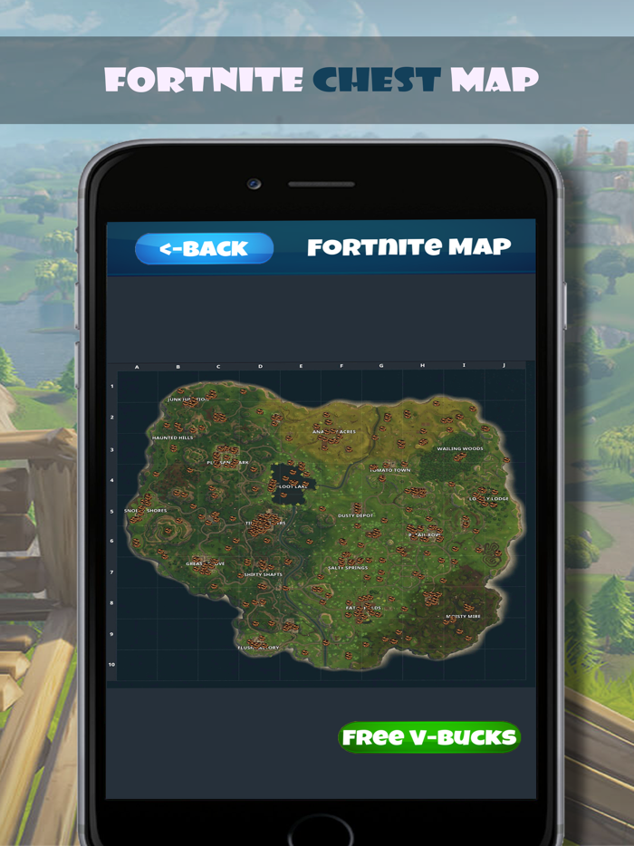 Fortnite Chest Map Battlepass