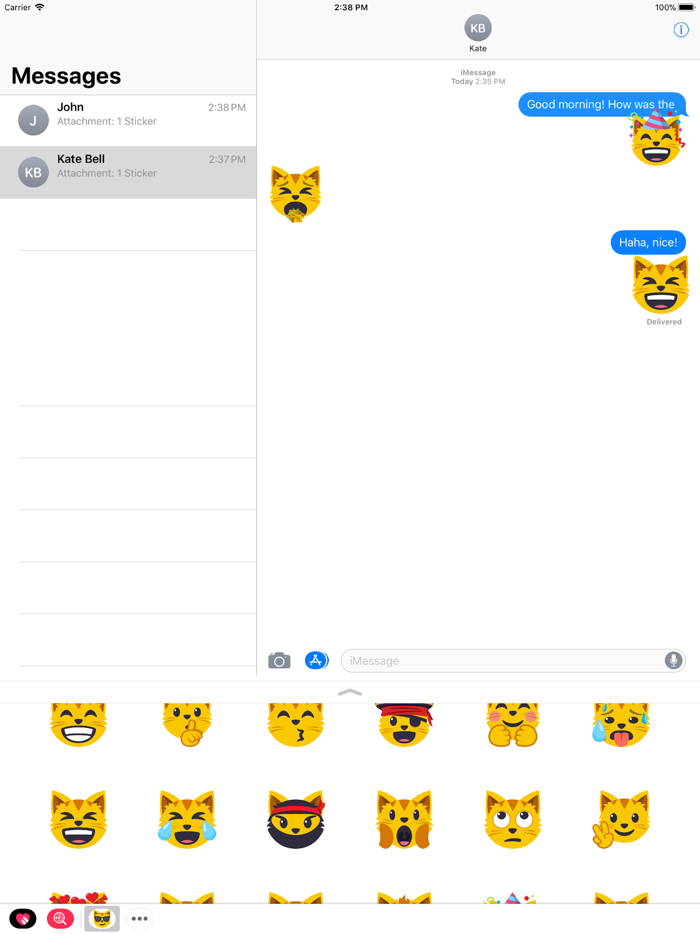 Cat Themed Emoji by EmojiOne