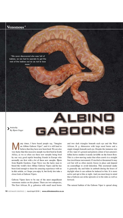 Ultimate Exotics Reptile and Exotic pet Magazine screenshot-3